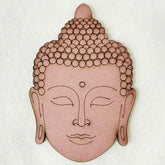 MDF Stencil Buddha Engraving - 4 inch